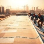 عزل اسطح النخيل بالدمام