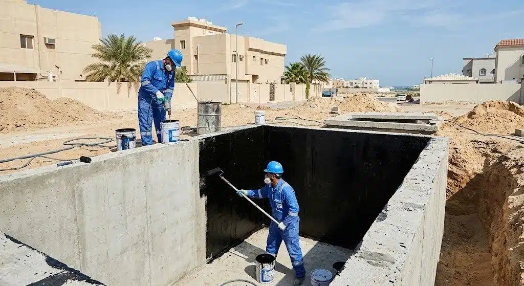 شركة عزل اسطح مبلطة بالدمام بعازل شفاف بدون تكسير